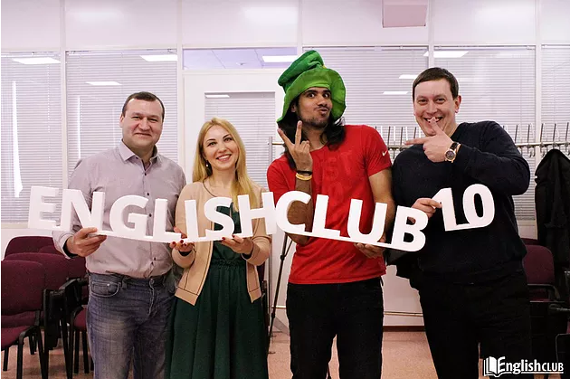 Разговорные встречи для взрослых с Брэндоном в честь юбилея English Club5